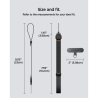 SPIGEN UNIVERSAL ADJUSTABLE LANYARD STRAP WRIST BLACK