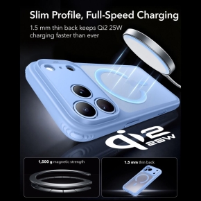 ESR CLASSIC HYBRID MAGSAFE IPHONE 17 PRO  18 PRO FROSTED LIGHT BLUE