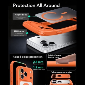 ESR CLASSIC HYBRID MAGSAFE IPHONE 17 PRO  18 PRO FROSTED ORANGE