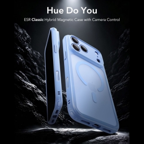 ESR CLASSIC HYBRID MAGSAFE IPHONE 17 PRO MAX 18 PRO MAX FROSTED LIGHT BLUE