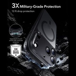 ESR CLASSIC HYBRID MAGSAFE IPHONE 17 PRO MAX  18 PRO MAX FROSTED BLACK