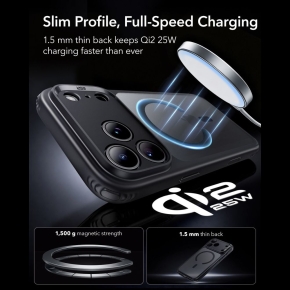 ESR CLASSIC HYBRID MAGSAFE IPHONE 17 PRO MAX  18 PRO MAX FROSTED BLACK