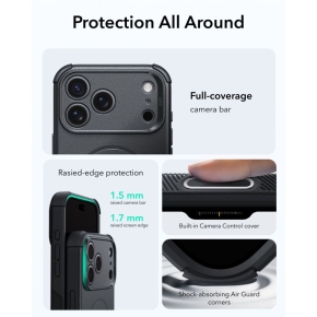 ESR CYBER TOUGH MAGSAFE IPHONE 17 PRO MAX  18 PRO MAX BLACK