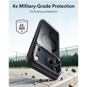 ESR CLASSIC HYBRID KICKSTAND MAGSAFE IPHONE 17 PRO  18 PRO CLEARBLACK