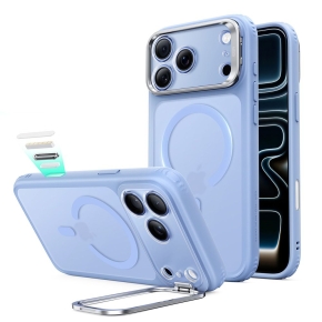 ESR CLASSIC HYBRID KICKSTAND MAGSAFE IPHONE 17 PRO 18 PRO FROSTED LIGHT BLUE