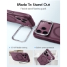 ESR CLASSIC HYBRID KICKSTAND MAGSAFE IPHONE 17 PRO MAX  18 PRO MAX FROSTED DEEP BURGUNDY