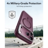 ESR CLASSIC HYBRID KICKSTAND MAGSAFE IPHONE 17 PRO MAX  18 PRO MAX FROSTED DEEP BURGUNDY
