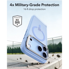 ESR CLASSIC HYBRID KICKSTAND MAGSAFE IPHONE 17 PRO MAX  18 PRO MAX FROSTED LIGHT BLUE