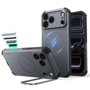ESR CYBER TOUGH KICKSTAND MAGSAFE IPHONE 17 PRO 18 PRO GREY