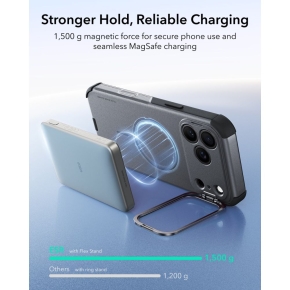 ESR CYBER TOUGH KICKSTAND MAGSAFE IPHONE 17 PRO  18 PRO GREY