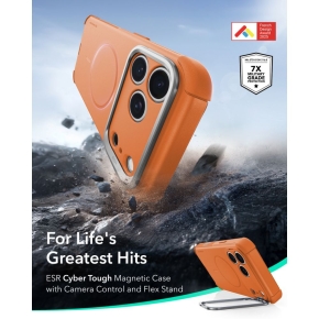 ESR CYBER TOUGH KICKSTAND MAGSAFE IPHONE 17 PRO 18 PRO ORANGE