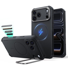 ESR CYBER TOUGH KICKSTAND MAGSAFE IPHONE 17 PRO MAX 18 PRO MAX BLACK
