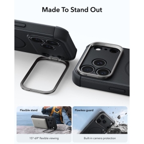 ESR CYBER TOUGH KICKSTAND MAGSAFE IPHONE 17 PRO MAX  18 PRO MAX BLACK