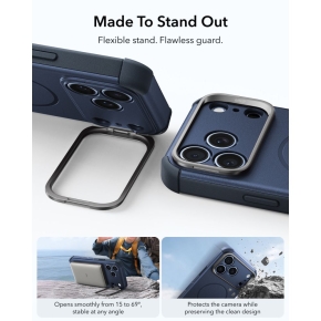 ESR CYBER TOUGH KICKSTAND MAGSAFE IPHONE 17 PRO MAX  18 PRO MAX BLUE