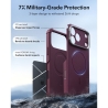 ESR CYBER TOUGH KICKSTAND MAGSAFE IPHONE 17 PRO MAX  18 PRO MAX DEEP BURGUNDY