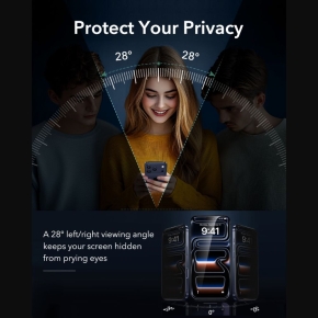 SZKŁO PRYWATYZUJĄCE ESR ULTRAFIT ARMORITE TEMPERED GLASS 2-PACK IPHONE 18 PRO PRIVACY
