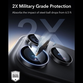 OSŁONA NA APARAT ESR ARMORITE CAMERA PROTECTOR IPHONE 18 PRO  18 PRO MAX BLACK