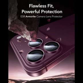 OSŁONA NA APARAT ESR ARMORITE CAMERA PROTECTOR IPHONE 18 PRO  18 PRO MAX DEEP BURGUNDY