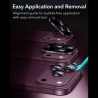 OSŁONA NA APARAT ESR ARMORITE CAMERA PROTECTOR IPHONE 18 PRO  18 PRO MAX DEEP BURGUNDY