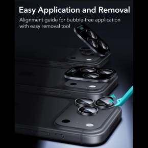 OSŁONA NA APARAT ESR ARMORITE CAMERA PROTECTOR 2-PACK IPHONE 18 PRO  18 PRO MAX BLACK