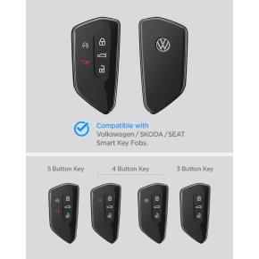 SPIGEN VK100 VOLKSWAGEN  SKODA  SEAT KEY FOB CASE BLACK