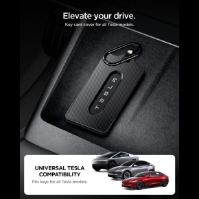 SPIGEN TO243 TESLA KEY CARD HOLDER BLACK