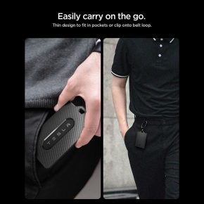 SPIGEN TO243 TESLA KEY CARD HOLDER BLACK