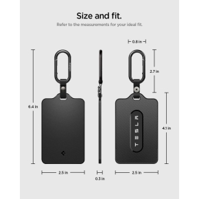 SPIGEN TO243 TESLA KEY CARD HOLDER BLACK