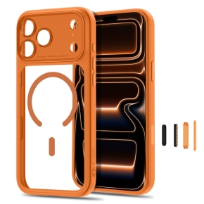 TECH-PROTECT MAGPEAK MAGSAFE CC IPHONE 17 PRO  18 PRO COSMIC ORANGECLEAR