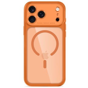 TECH-PROTECT MAGPEAK MAGSAFE CC IPHONE 17 PRO  18 PRO COSMIC ORANGECLEAR