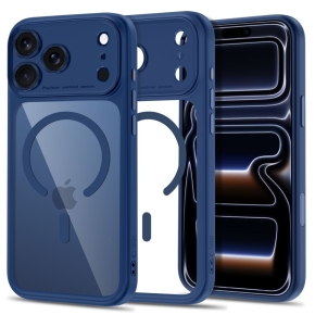 TECH-PROTECT MAGPEAK MAGSAFE CC IPHONE 17 PRO MAX  18 PRO MAX DEEP BLUECLEAR