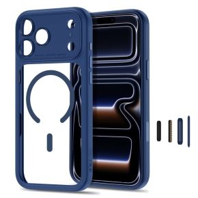 TECH-PROTECT MAGPEAK MAGSAFE CC IPHONE 17 PRO MAX  18 PRO MAX DEEP BLUECLEAR