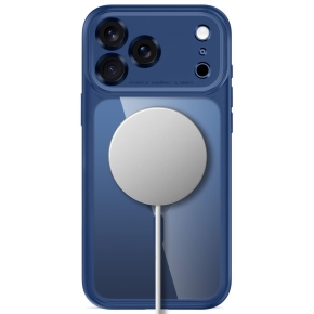 TECH-PROTECT MAGPEAK MAGSAFE CC IPHONE 17 PRO MAX  18 PRO MAX DEEP BLUECLEAR