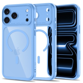 TECH-PROTECT MAGPEAK MAGSAFE CC IPHONE 17 PRO MAX  18 PRO MAX LIGHT BLUECLEAR