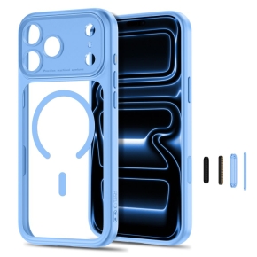 TECH-PROTECT MAGPEAK MAGSAFE CC IPHONE 17 PRO MAX  18 PRO MAX LIGHT BLUECLEAR