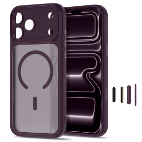 TECH-PROTECT MAGPEAK MAGSAFE CC IPHONE 17 PRO MAX  18 PRO MAX MATTE DARK CHERRY