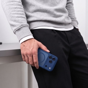 TECH-PROTECT MAGPEAK MAGSAFE CC IPHONE 17 PRO MAX  18 PRO MAX MATTE DEEP BLUE