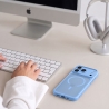 TECH-PROTECT MAGPEAK MAGSAFE CC IPHONE 17 PRO MAX  18 PRO MAX MATTE LIGHT BLUE