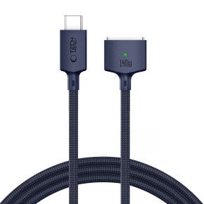 TECH-PROTECT MMC01 ULTRABOOST MAGNETIC MACBOOK CABLE USB-C TO MAGSAFE 3 140W 300CM MIDNIGHT BLUE