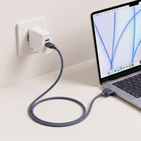 TECH-PROTECT MMC01 ULTRABOOST MAGNETIC MACBOOK CABLE USB-C TO MAGSAFE 3 140W 300CM MIDNIGHT BLUE