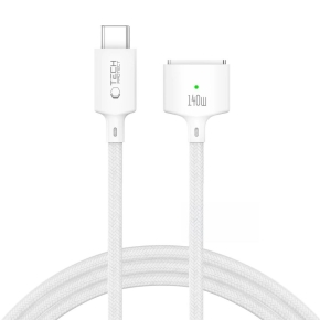TECH-PROTECT MMC01 ULTRABOOST MAGNETIC MACBOOK CABLE USB-C TO MAGSAFE 3 140W 300CM WHITE
