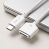 TECH-PROTECT MMC01 ULTRABOOST MAGNETIC MACBOOK CABLE USB-C TO MAGSAFE 3 140W 300CM WHITE