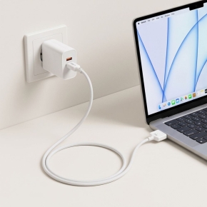 TECH-PROTECT MMC01 ULTRABOOST MAGNETIC MACBOOK CABLE USB-C TO MAGSAFE 3 140W 300CM WHITE