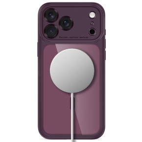 TECH-PROTECT MAGPEAK MAGSAFE CC IPHONE 17 PRO MAX  18 PRO MAX DARK CHERRYCLEAR