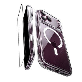 ESR CLASSIC HYBRID MAGSAFE & TEMPERED GLASS IPHONE 17 PRO  18 PRO CLEAR