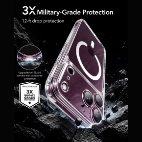 ESR CLASSIC HYBRID MAGSAFE & TEMPERED GLASS IPHONE 17 PRO MAX  18 PRO MAX CLEAR