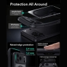 ESR CLASSIC HYBRID MAGSAFE & TEMPERED GLASS IPHONE 17 PRO MAX  18 PRO MAX CLEARBLACK