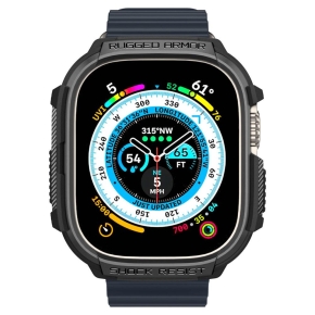 SPIGEN RUGGED ARMOR APPLE WATCH ULTRA 1  2 (49 MM) MATTE BLACK