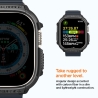 SPIGEN RUGGED ARMOR APPLE WATCH ULTRA 1  2  3  4 (49 MM) MATTE BLACK