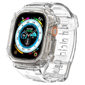 SPIGEN RUGGED ARMOR ”PRO” APPLE WATCH ULTRA 1 2 3 4 (49 MM) CRYSTAL CLEAR